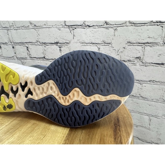 Nike Renew Run CK6357-400 Diffused Blue‎ Yellow Running Shoes Men's Size 11.5 - Picture 9 of 16